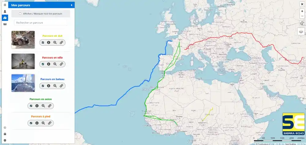 Image du projet Cartographie maritime - Développement d'une cartographie web de gestion et surveillance de la pêche maritime par satellite p...